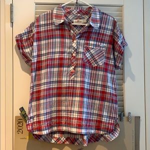 Vineyard Vines plaid popover
